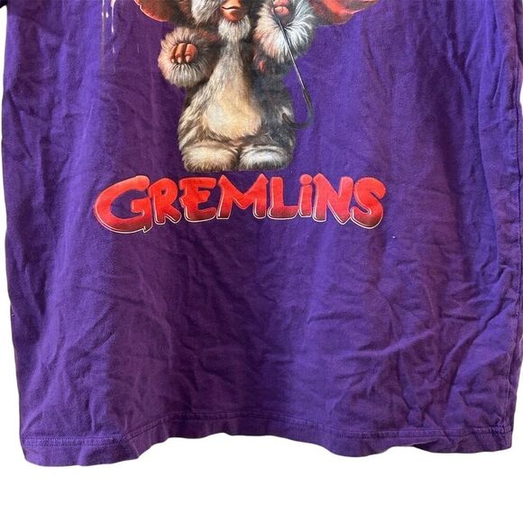 Bella + Canvas Men's Purple Gremlins Graphic T-Shirt Size L Short Sleeve - Picture 2 of 15